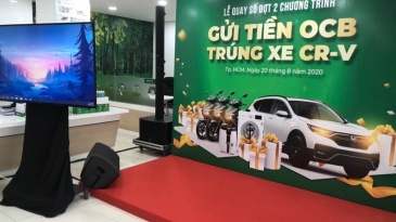 Đồng hành cùng ngân hàng OCB trong chương trình Gửi tiền OCB, trúng xe CR-V