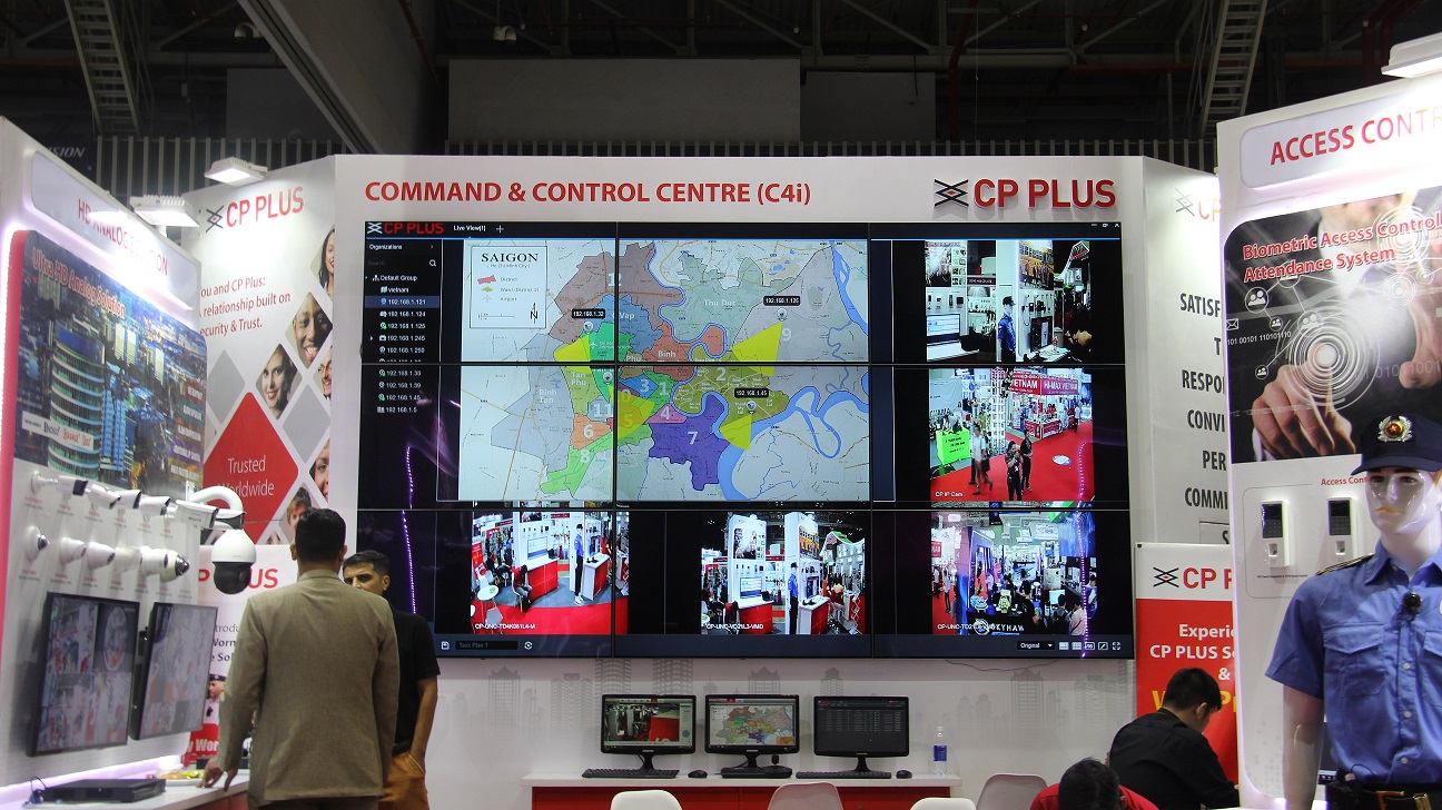 Màn hình ghép quảng cáo nhìn từ xa