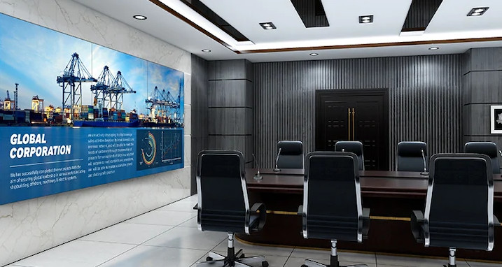 Công nghệ màn hình video wall 3x3 55 inches tại hoàng trần