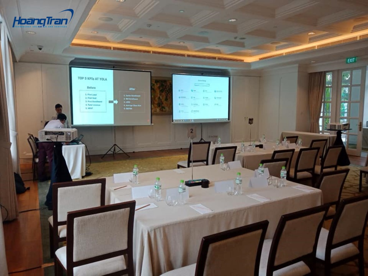 Máy chiếu độ sáng cao cung cấp bởi Hoàng Trần event