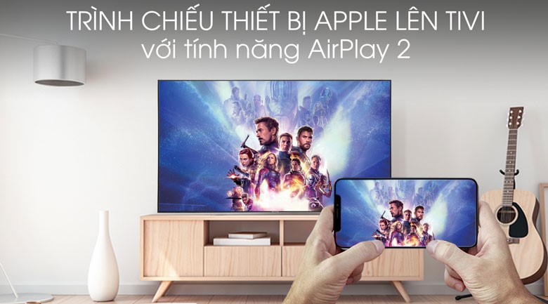 Ho tro ung dung thong minh khi thue tivi 75 inch samsung