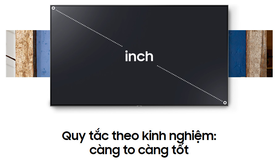 cách đo kích thước tivi 