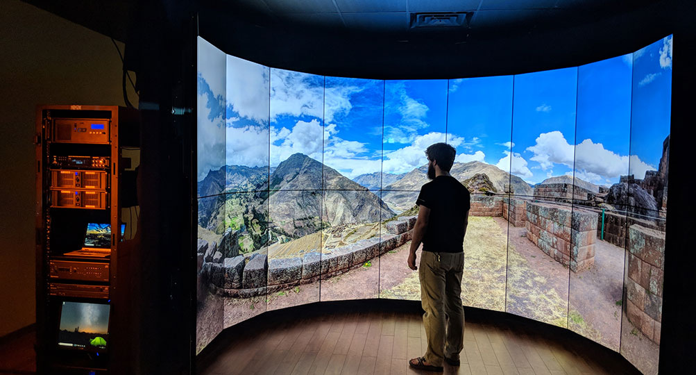 Trai nghiem man hinh ghep video wall