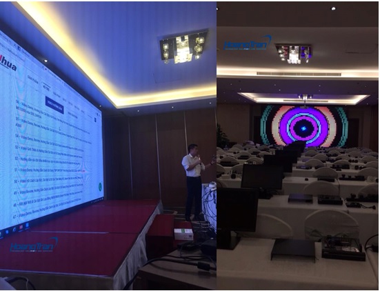 San khau su kien Hoang Tran Setup